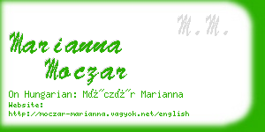 marianna moczar business card